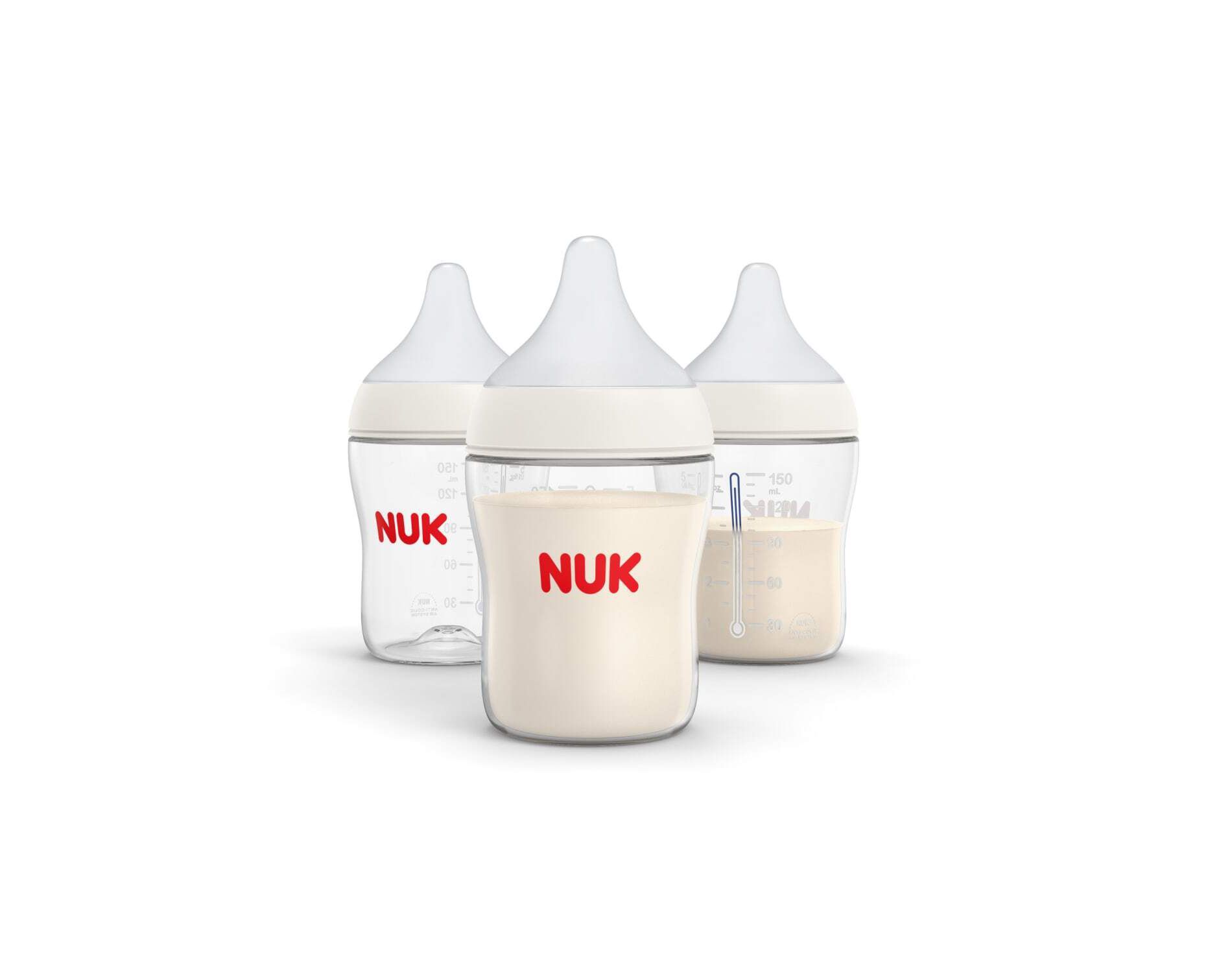 NUK Perfect Match Baby Bottle - Slow Flow - 5oz/3pk