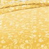 Collections Etc Lightweight Floral Scroll Plissé Bedspread - 3 of 3