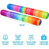 Jasonwell Inflatable Swim Pool Noodles, 2 Pack Large Fabric-Covered Noodles, Premium Buoyancy for Floating, Colorful, Pool Accessories - 2 of 4