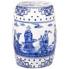 Ocean Jewel Garden Stool - ACS4555 - Indoor/Outdoor - Blue - Safavieh - 3 of 3