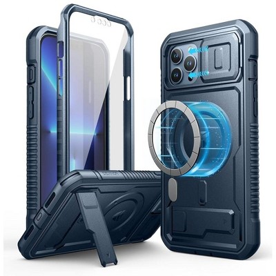 Dexnor for iPhone 13 Pro Max Case with Camera Cover, Compatible with MagSafe, Built-in Screen Protector, Shockproof Rugged Protective