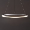 JONATHAN Y Brice Modern Contemporary Metal Round Dimmable Integrated LED Pendant - 2 of 4