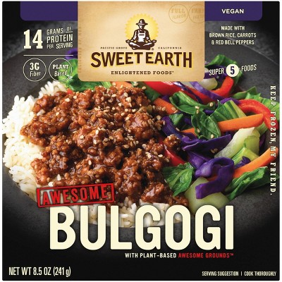 Sweet Earth Frozen Vegan Awesome Beefless Bulgogi - 8.5oz