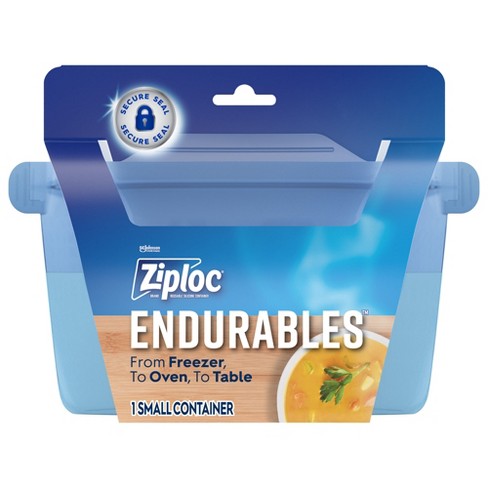 Ziploc Container, Small Rectangle, 8 oz, 5 ct 