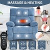 Power Lift Recliner Chair with Heat and Massage for Elderly, Large Electric Dual Motor Recliner Chair with Cup Holder, Infinite Position - Koiai - 2 of 4