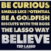 Men's Ted Lasso Be Curious Quote Stack T-Shirt - image 2 of 4