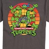 Men's - Teenage Mutant Ninja Turtles - Retro Sunset Circle Short Sleeve Graphic T-Shirt - image 2 of 4