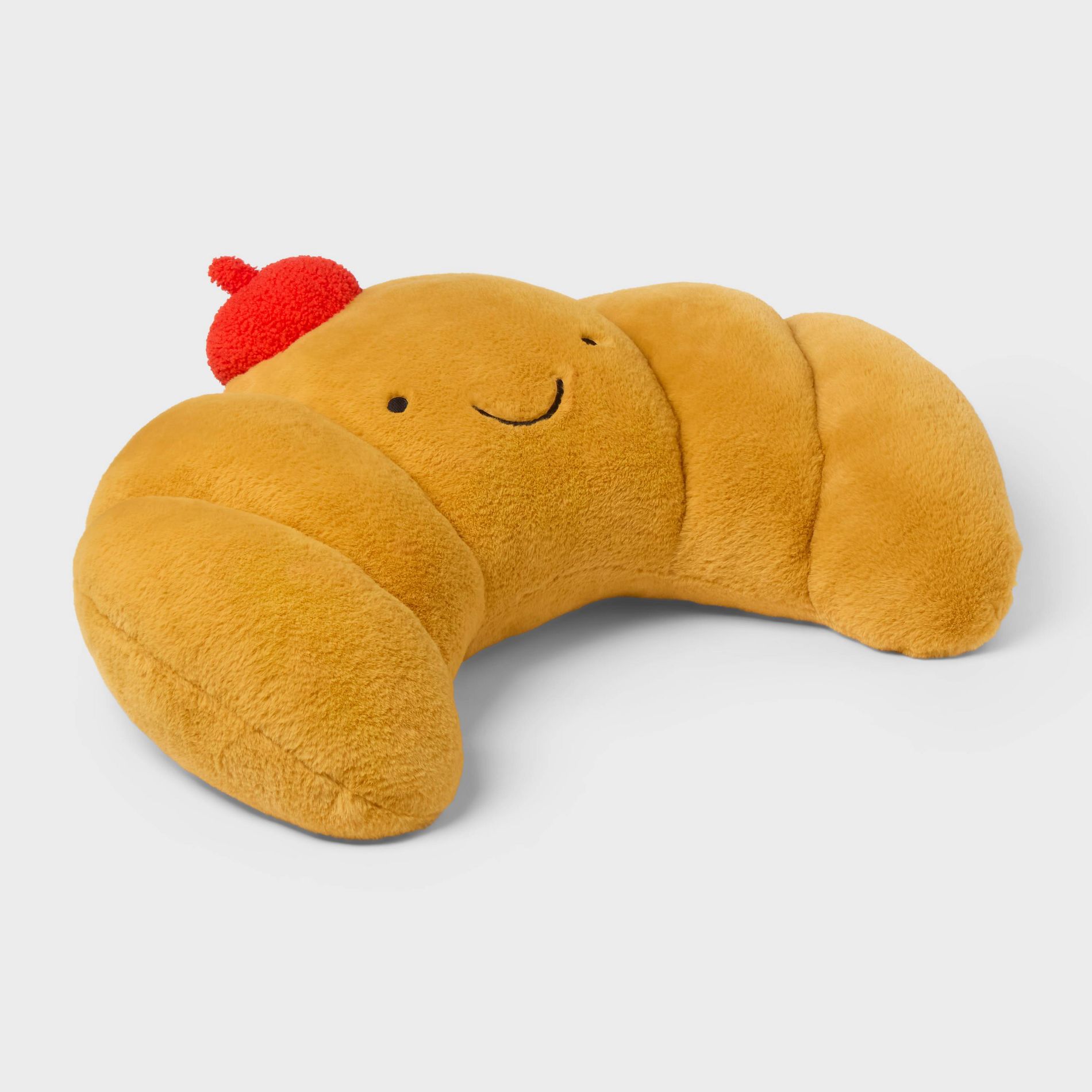 Patisserie Jumbo Croissant Stuffed Kids' Novelty Plush Pillow - Pillowfort™