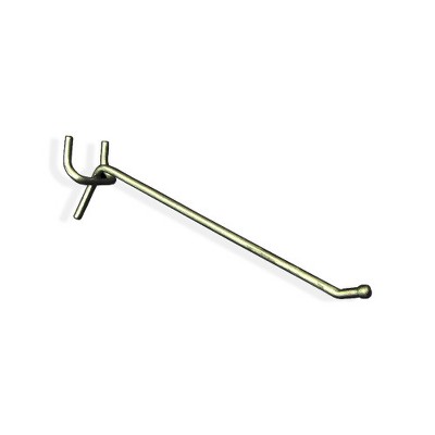 Azar Displays 6" Metal Wire Hook: 0.148"Diameter, 50-Pack