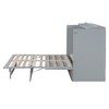 Whisen Clever Design Murphy Bed, Folded into a Cabinet with Large Drawer,USB Ports and Outlets - 4 of 4