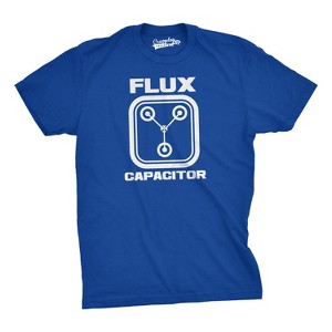 Flux Capacitor T Shirt Funny Vintage Retro 80s Movie T shirts for Men - Crazy Dog Men's T Shirt - 1 of 4