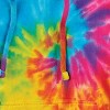 Collections Etc Tie Dye Rainbow Hoodie UNISEX RAINBOW MEDIUM - 4 of 4