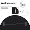 ARTLOGE 60cm/80cm Break Depression Round Beveled Mirror Wall-Mounted Bathroom Vanity Mirror - 4 of 4