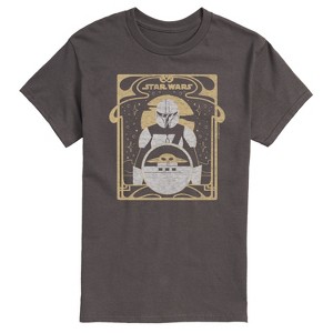 Men's - Star Wars - The Mandalorian Mando Celestial Short Sleeve Graphic T-Shirt - 1 of 4