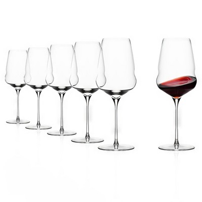 Stolzle Lausitz Set Of 6 20.5oz Cocoon Wine Glasses Red : Target