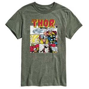 Men's - Marvel - Thor Comic Book Grid Short Sleeve Graphic T-Shirt - 1 of 4