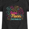Girls' - Disney Princess - Jasmine Rapunzel Ariel Going Places Just Watch Us Fitted Short Sleeve Graphic T-Shirt - 2 of 4