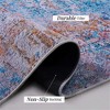 SKRAN Machine Washable Area Rugs, Low-Pile, Non-Slip, Non-Shedding, Foldable, Kid & Pet Friendly for Living Room, Bedroom (Yellow/Cream) - 4 of 4