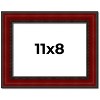 PosterPalooza | Photo Size Weathered Red Picture Frame - UV Acrylic, Foam Board Backing, Hanging Hardware - 2 of 4