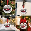 Red Truck Christmas Ornaments Farmhouse Decorations, It's The Most Wonderful Time of The Year Christmas Ornament 2025 for Xmas Tree - 3 of 4