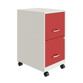 Space Solutions 18" Deep 2-Drawer Letter Width Vertical File Cabinet