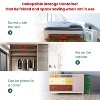 NewHome"2Pcs Christmas Wrapping Paper Storage Containers, Foldable, Water-Resistant with Pockets & Handles"Green - 3 of 4