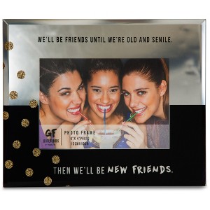Pavilion Gift Company - New Friends - 7" x 9" Mirror Photo (4" x 6") Frame - Single Image Frames - 1 of 4