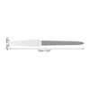 Unique Bargains Stainless Steel Multifunctional Nail File Manicure Tool 6 Pcs - 2 of 4