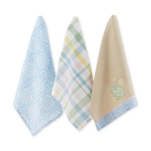 Design Imports Asst Garden Bunny Dishtowel Set/3 - 1 of 4