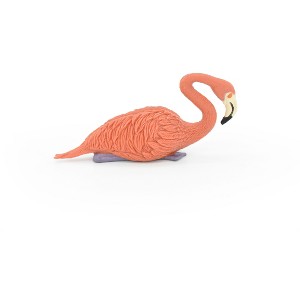 Collectible Wildlife Gifts | Flamingo, Flamingos, Bird, Very Realistic Rubber Reproduction, Hand Painted Figurines     3"      CH141 B245 - 1 of 4