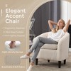 Ridstar Modern Accent Chair & Armchair with Thick Cushions and Pillows For Living Room-Beige - 4 of 4