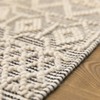 DEERLUX Handwoven Black and White Textured Wool Flatweave Kilim Rug - 4 of 4