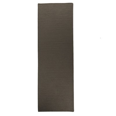 Colonial Mills Reversible Flat-Braid (Rect) Runner - Grey 2'4"x5'