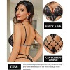 Avidlove Women Lingeries Deep V Teddy Lingerie Lace Bodysuit Cut Out One Piece Mini Babydoll - 3 of 4