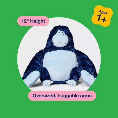 Детские мягкие игрушки Gigglescape 12'' Gorilla Stuffed Animal - Gigglescape™: Zoo Animal, 1 Year+ — фото 5