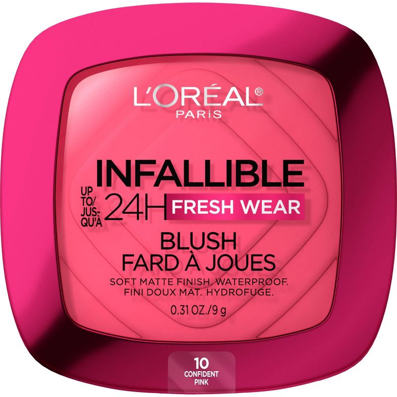 L'Oreal Paris Infallible Up to 24H Fresh Wear Blush Powder - 0.31oz, 1 of 9