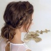 Unique Bargains Women's Fashion Elegant Butterfly Tassel Hair Clips 1 Pc - 2 of 3