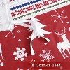 GustoWave Boho Holiday Christmas Duvet Cover and Pillow Shams Set, Bedding Set 104"x90" + 20"x36"*2 - 4 of 4
