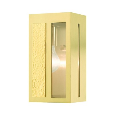 Livex Lighting Lafayette 1 - Light Wall Light in  Satin Brass