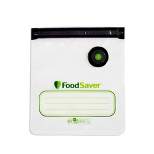 FoodSaver Reusable Quart Vacuum Zipper Bags - for Use with FoodSaver Handheld Vacuum Sealers -10 ct