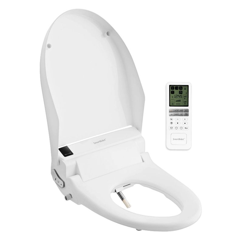 SB-3000 Electric Bidet Toilet Seat with Unlimited Heated Water and LED Night Light for Elongated Toilets White - SmartBidet, 3 of 16