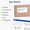 Avery Shipping Labels with TrueBlock Technology Laser 5 1/2 x 8 1/2 White 500/Box 5912 - 3 of 4