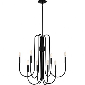 Quoizel Lighting Cabry 8 - Light Chandelier in  Mystic Black - 1 of 4