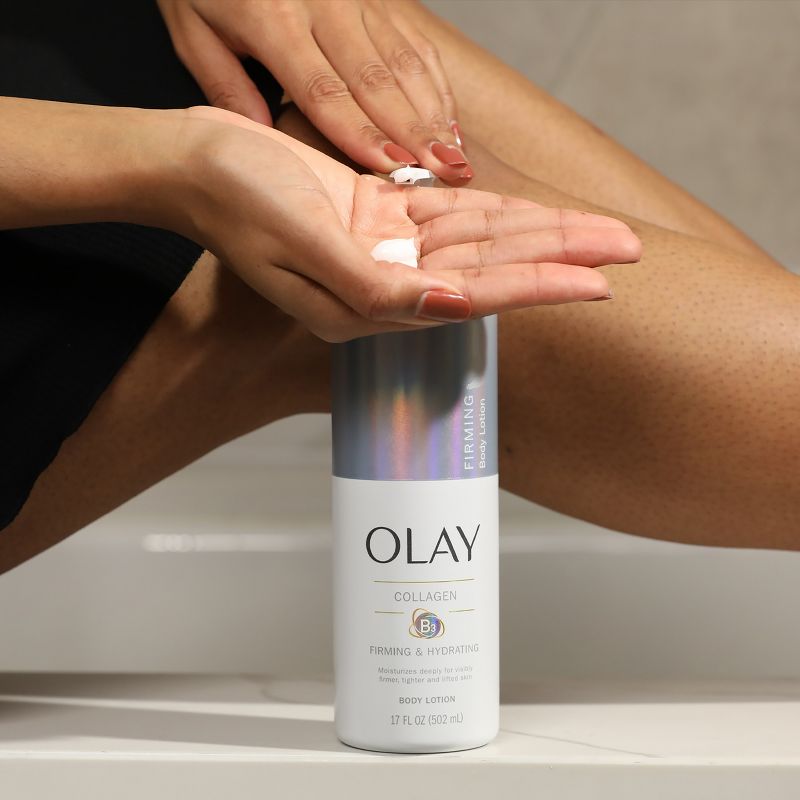 Olay Firming &#38; Hydrating Body Lotion Pump with Collagen Scented - 17 fl oz, 4 of 12