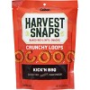 Harvest Snaps Crunchy Loops Kick'n Bbq Baked Red Lentil Snacks