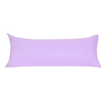 PiccoCasa Soft Microfiber Body Pillow Cover with Zipper Closure Long Pillowcases