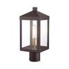 Livex Lighting Nyack 1 - Light Post Light in  Bronze - 3 of 4