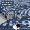 coucheta Multi-size Washable Area Rug, Low Pile Non Slip Modern Imitation Print Distressed Foldable Indoor Carpet, for Living Room Bedroom, Dining - 4 of 4