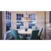 Urban Ambiance Luxury Modern Farmhouse Chandelier,  22-3/4"H x 27-3/4"W,  Galvanized Steel Finish, UHP2479 - 2 of 4