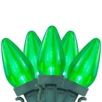 Northlight 25ct LED C7 Christmas Lights Green - 16' Green Wire